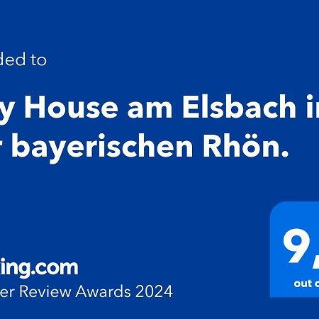 Tiny House Am Elsbach In Der Bayerischen Rhoen. Oberelsbach Bagian luar foto